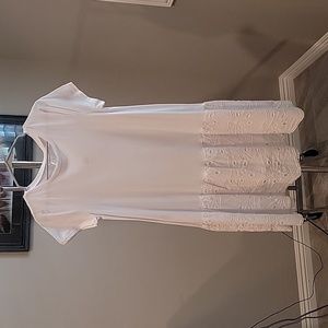 NWT Stich Drop Pristine White Dress